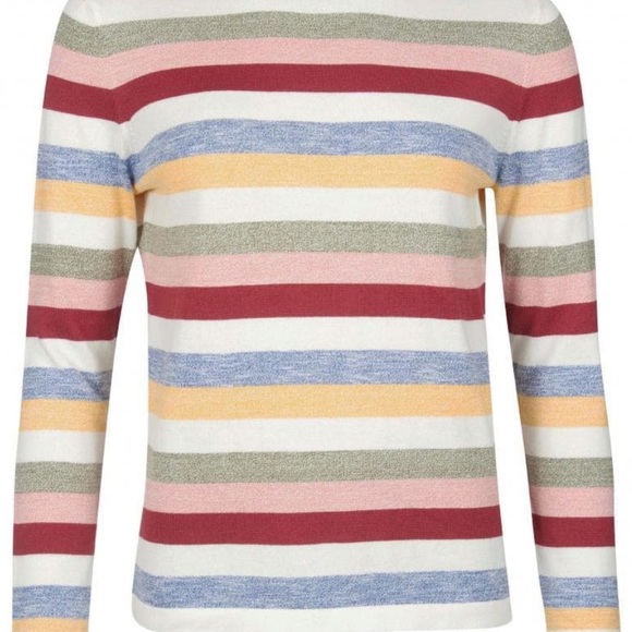 Barbour - Women's Seaview Knitted Jumper - Multi Color size L - Picture 6 of 10